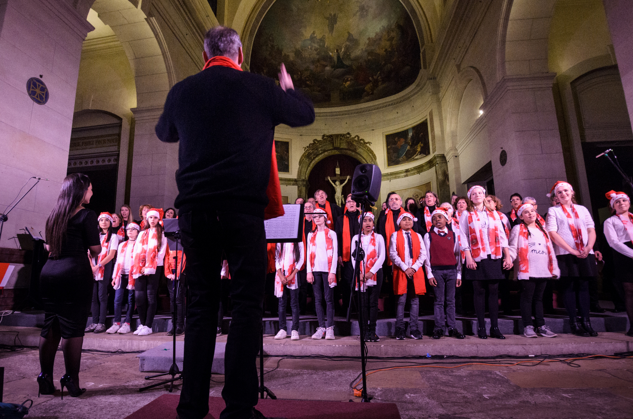 Concert "Noël des 4 coins du Monde" - Chorale Atout Choeur, Chorale Saint André - Cathédrale Saint-Louis-et-Saint-Nicolas de Choisy-le-Roi, 16 décembre 2017