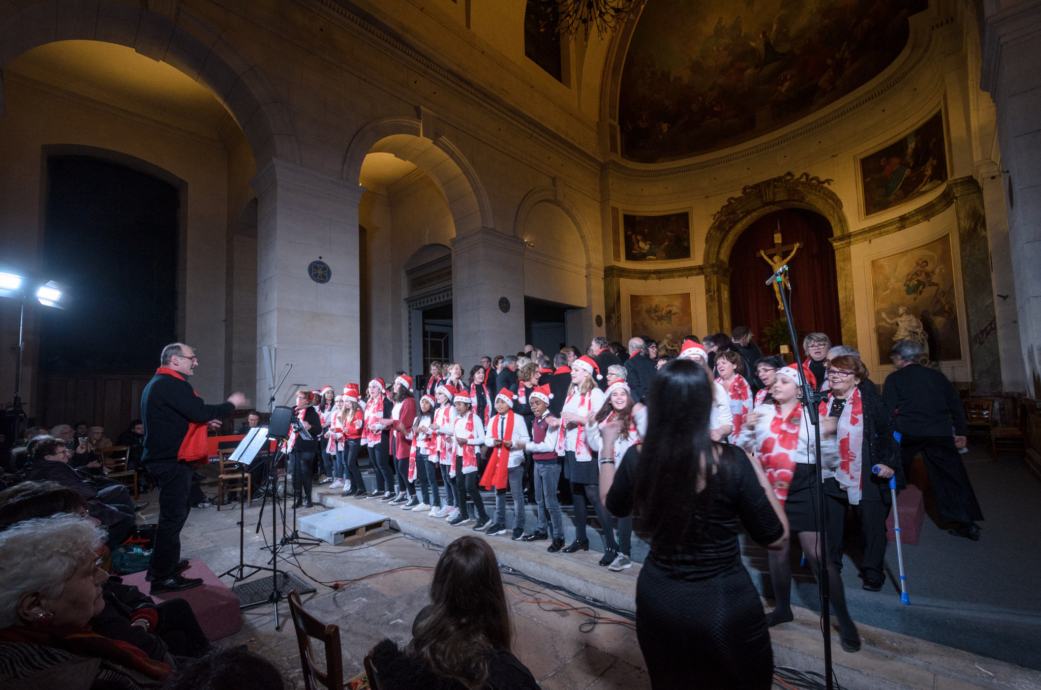 Concert "Noël des 4 coins du Monde" - Chorale Atout Choeur, Chorale Saint André - Cathédrale Saint-Louis-et-Saint-Nicolas de Choisy-le-Roi, 16 décembre 2017