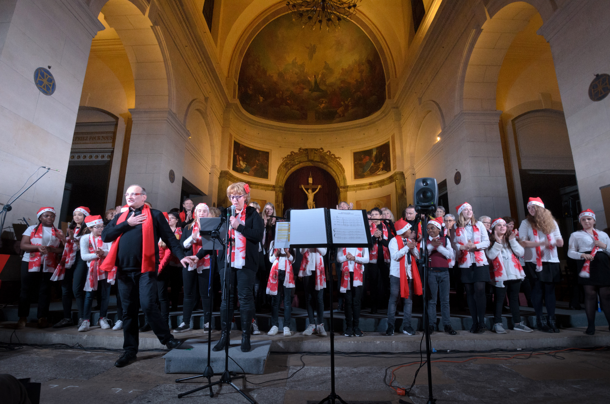 Concert "Noël des 4 coins du Monde" - Chorale Atout Choeur, Chorale Saint André - Cathédrale Saint-Louis-et-Saint-Nicolas de Choisy-le-Roi, 16 décembre 2017